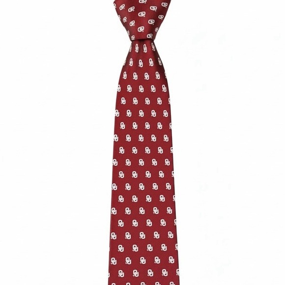 Varsity Line By Neil Other - Vintage OU University Of Oklahoma Varsity Line By Neil Silk Tie L: 57" W: 3.5"